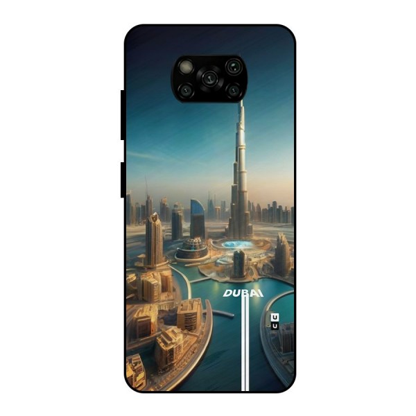 The Dubai Metal Back Case for Poco X3