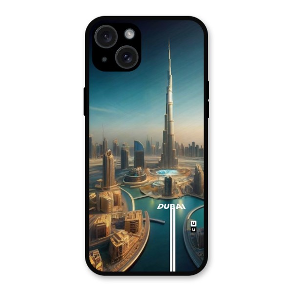 The Dubai Metal Back Case for iPhone 15 Plus