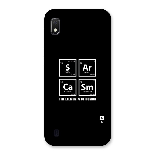 The Elements of Humor Back Case for Galaxy A10