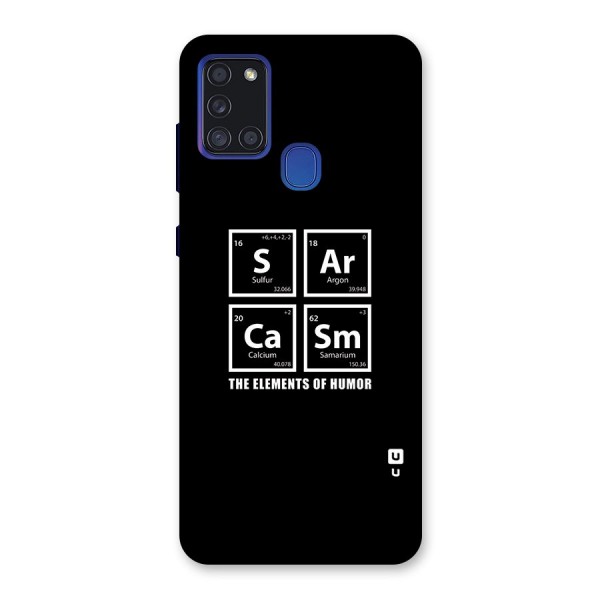 The Elements of Humor Back Case for Galaxy A21s