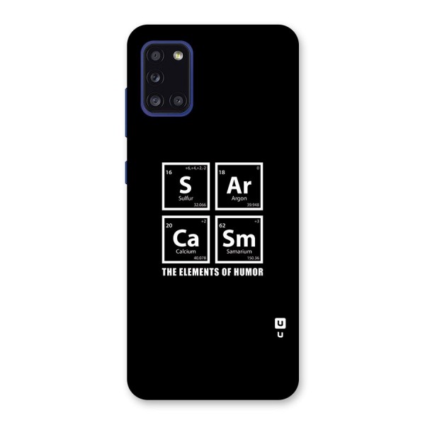 The Elements of Humor Back Case for Galaxy A31