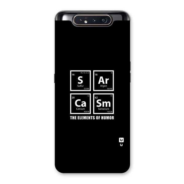 The Elements of Humor Back Case for Galaxy A80