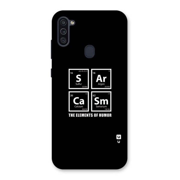 The Elements of Humor Back Case for Galaxy M11