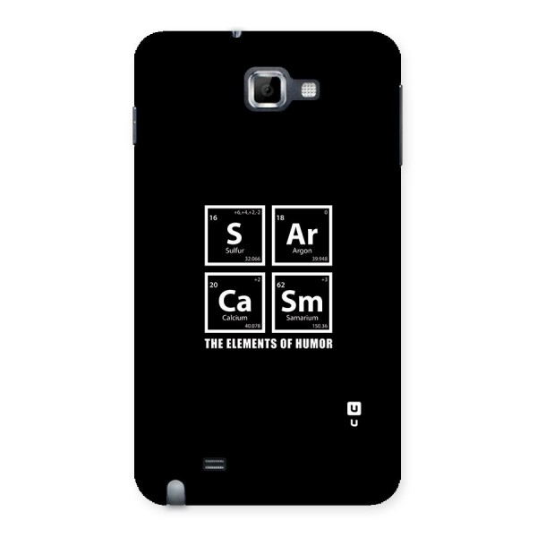 The Elements of Humor Back Case for Galaxy Note