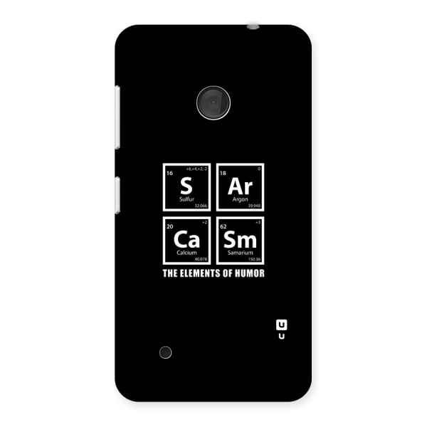 The Elements of Humor Back Case for Lumia 530