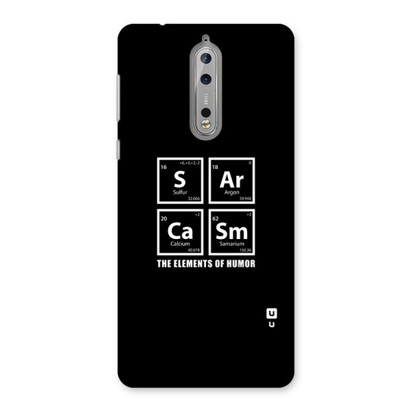 The Elements of Humor Back Case for Nokia 8