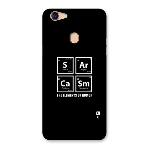 The Elements of Humor Back Case for Oppo F5