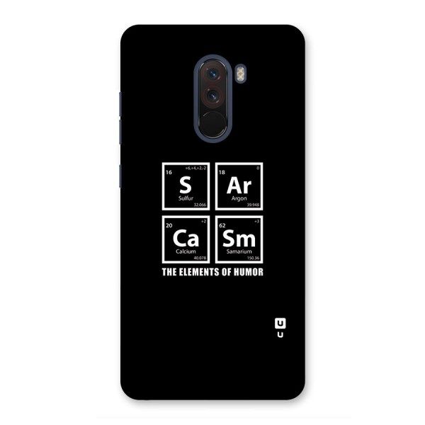 The Elements of Humor Back Case for Poco F1