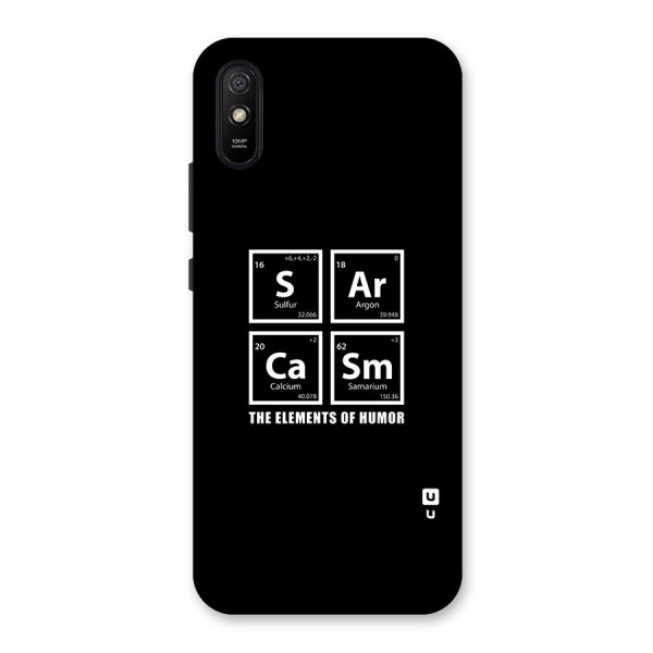 The Elements of Humor Back Case for Redmi 9A