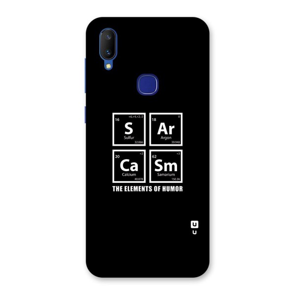 The Elements of Humor Back Case for Vivo V11