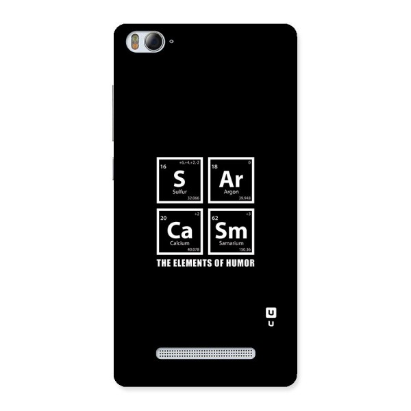 The Elements of Humor Back Case for Xiaomi Mi4i