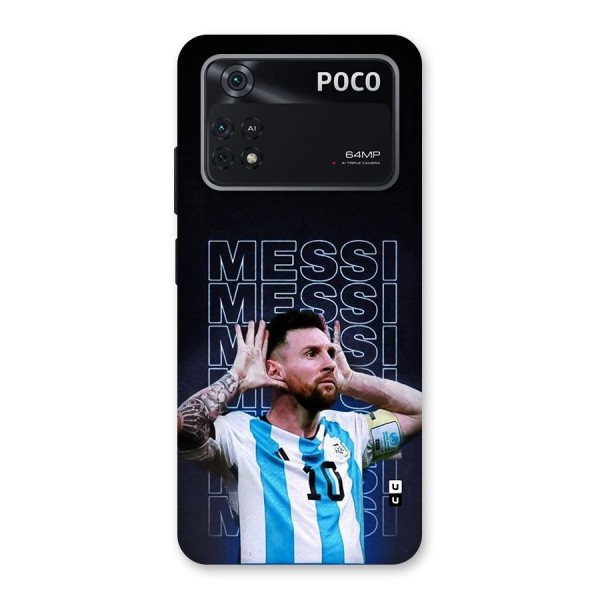 The Football Genius Back Case for Poco M4 Pro 4G