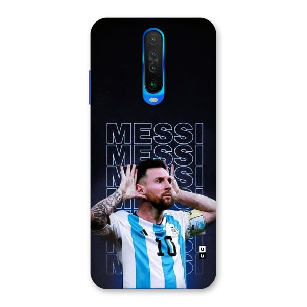 The Football Genius Back Case for Poco X2