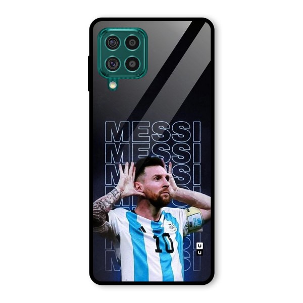 The Football Genius Glass Back Case for Galaxy F62