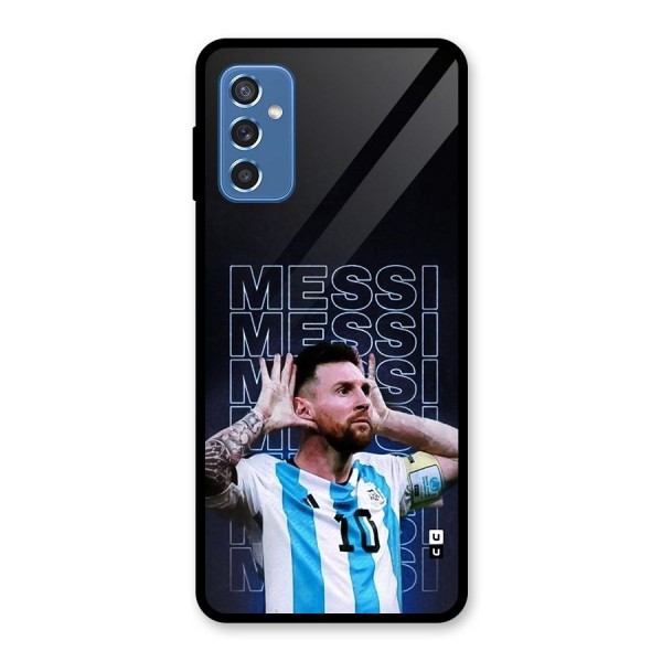 The Football Genius Glass Back Case for Galaxy M52 5G