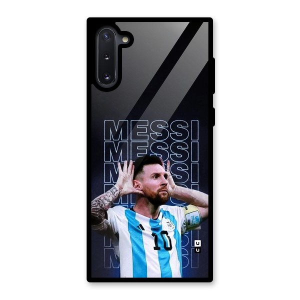 The Football Genius Glass Back Case for Galaxy Note 10