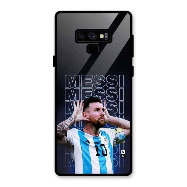 The Football Genius Glass Back Case for Galaxy Note 9