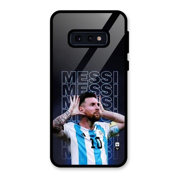 The Football Genius Glass Back Case for Galaxy S10e