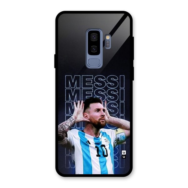 The Football Genius Glass Back Case for Galaxy S9 Plus