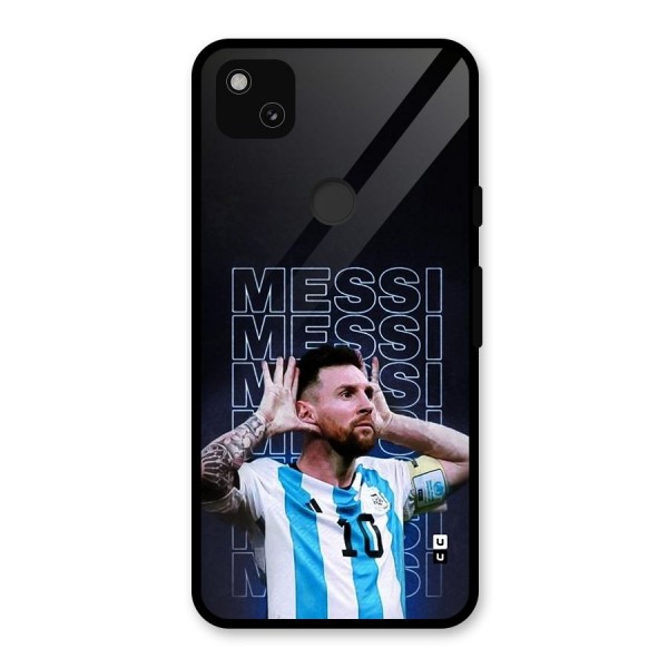 The Football Genius Glass Back Case for Google Pixel 4a