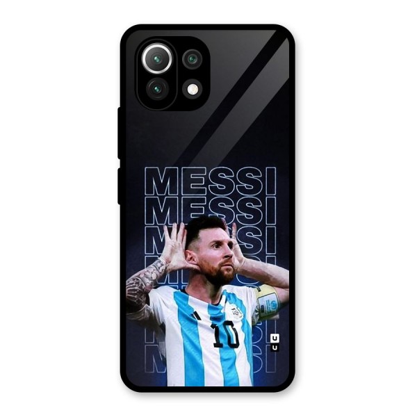 The Football Genius Glass Back Case for Mi 11 Lite