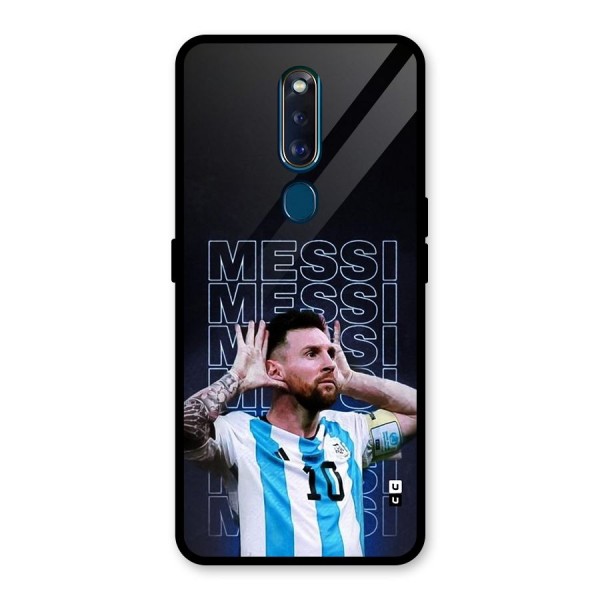 The Football Genius Glass Back Case for Oppo F11 Pro