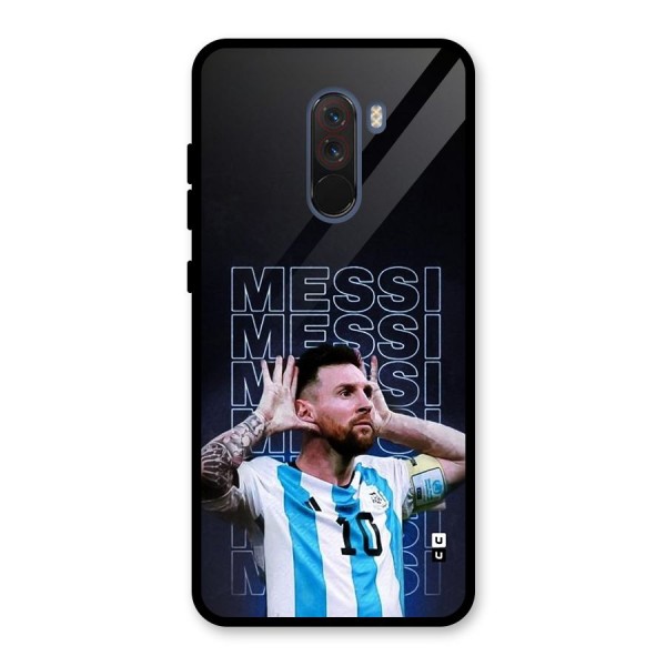 The Football Genius Glass Back Case for Poco F1