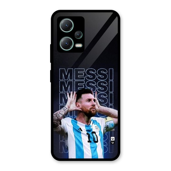 The Football Genius Glass Back Case for Poco X5