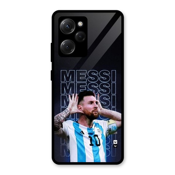 The Football Genius Glass Back Case for Poco X5 Pro