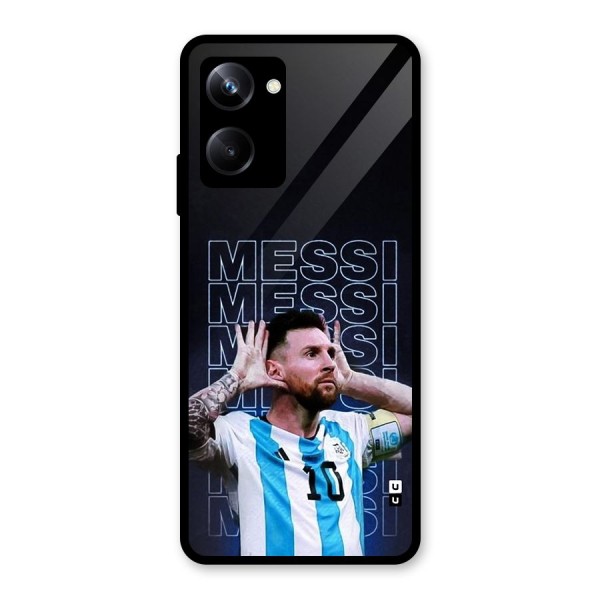 The Football Genius Glass Back Case for Realme 10 Pro