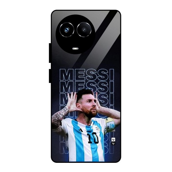 The Football Genius Glass Back Case for Realme 11X