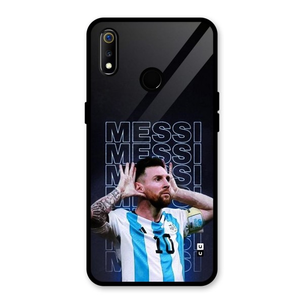 The Football Genius Glass Back Case for Realme 3i