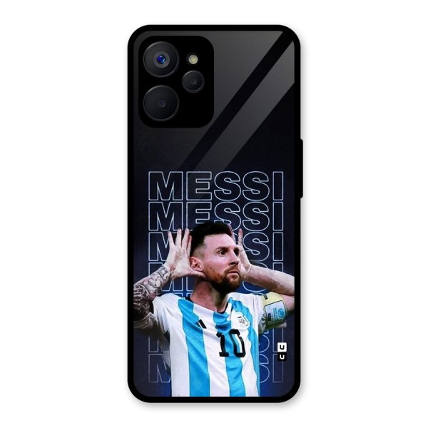 The Football Genius Glass Back Case for Realme 9i 5G