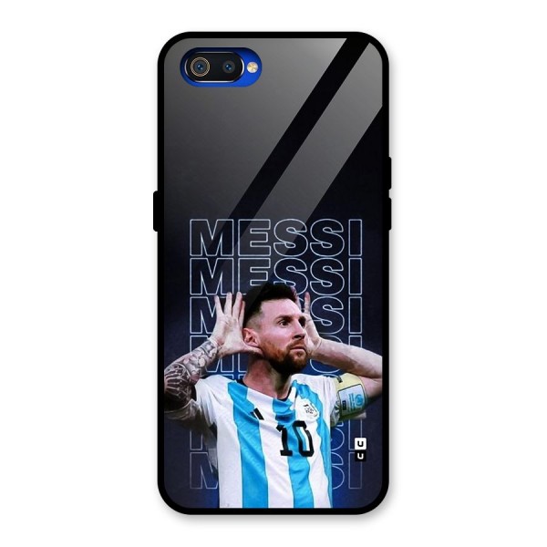 The Football Genius Glass Back Case for Realme C2