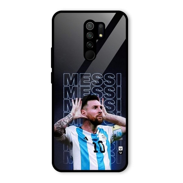 The Football Genius Glass Back Case for Redmi 9 Prime