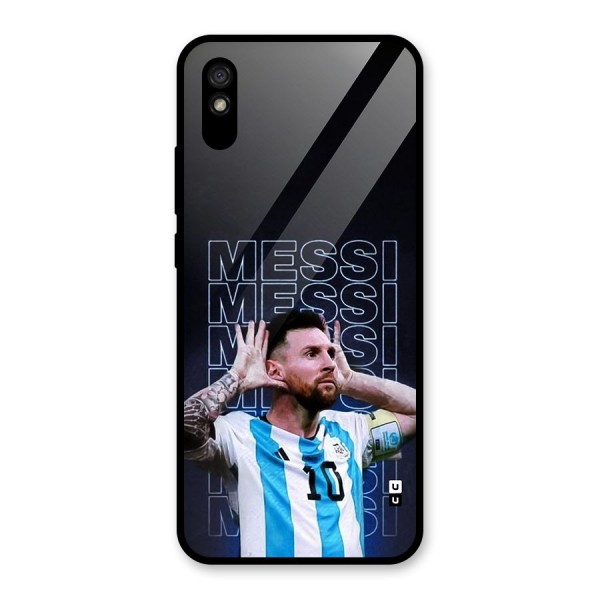 The Football Genius Glass Back Case for Redmi 9i