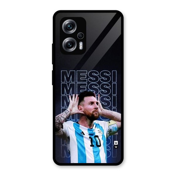 The Football Genius Glass Back Case for Redmi K50i