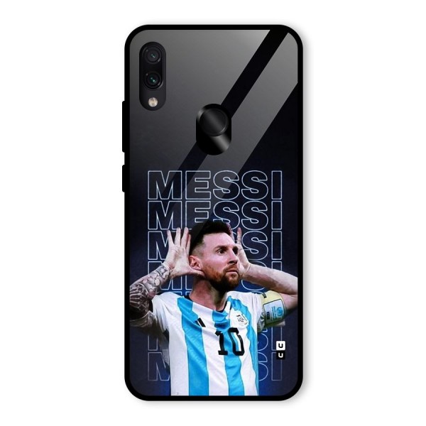 The Football Genius Glass Back Case for Redmi Note 7