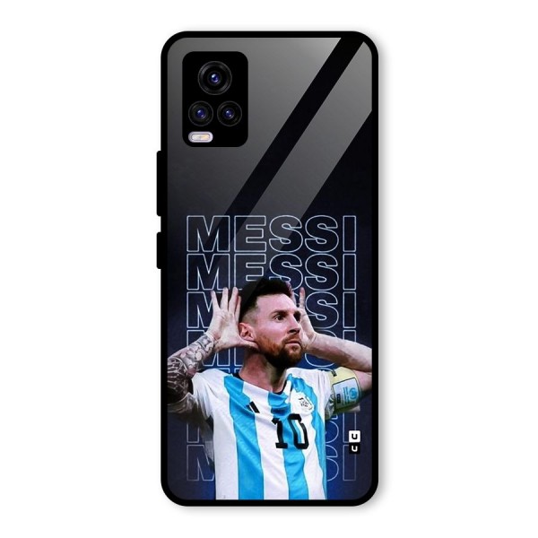 The Football Genius Glass Back Case for Vivo V20