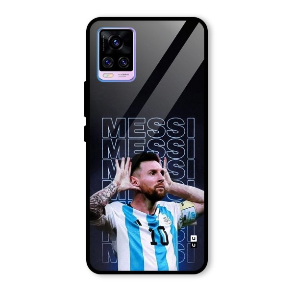 The Football Genius Glass Back Case for Vivo V20 Pro