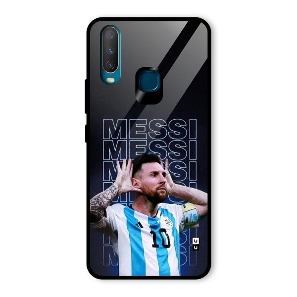 The Football Genius Glass Back Case for Vivo Y12