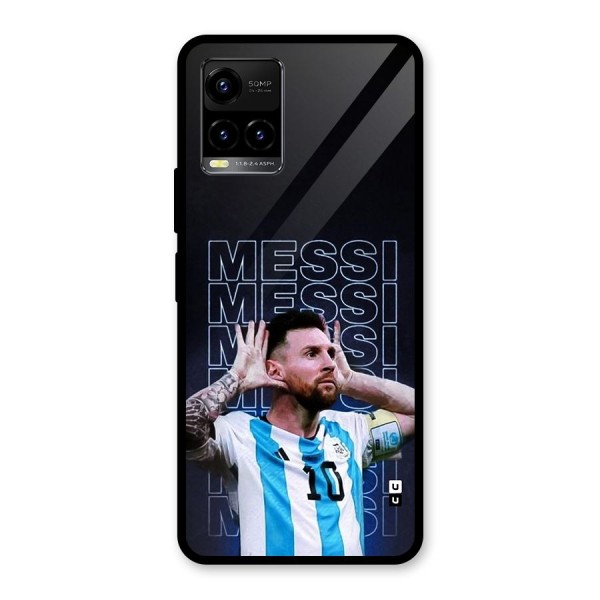 The Football Genius Glass Back Case for Vivo Y21G