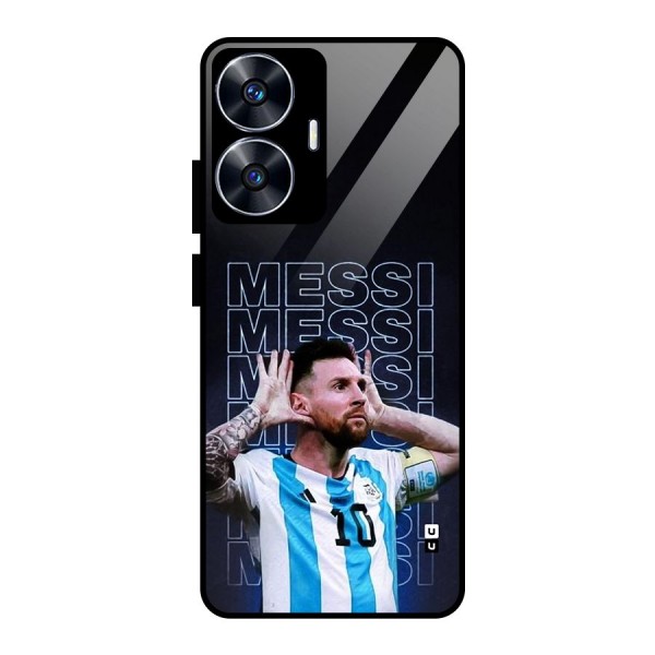 The Football Genius Glass Back Case for realme C55