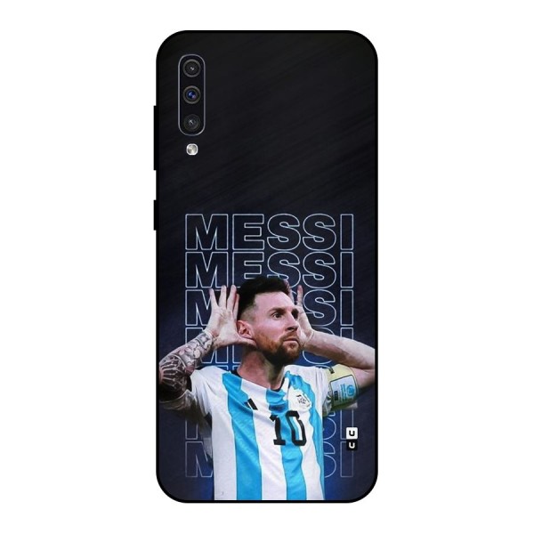 The Football Genius Metal Back Case for Galaxy A50