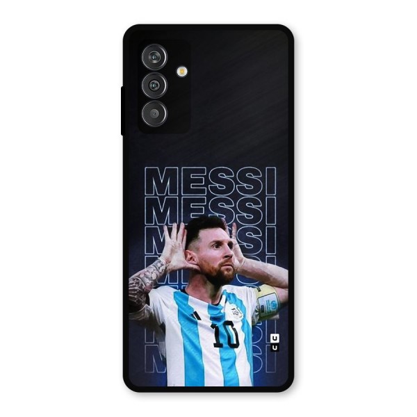 The Football Genius Metal Back Case for Galaxy F13