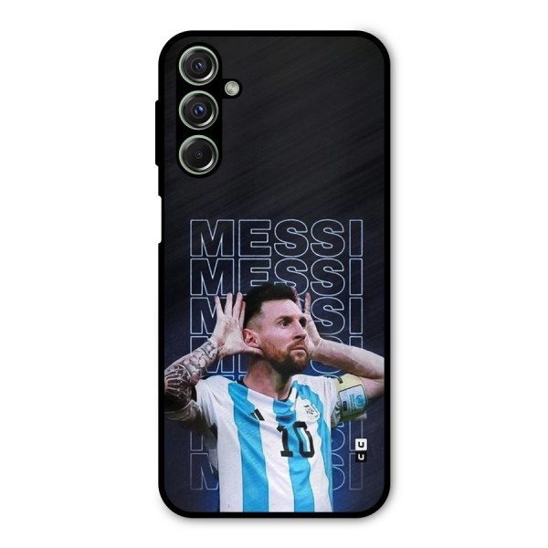 The Football Genius Metal Back Case for Galaxy F34