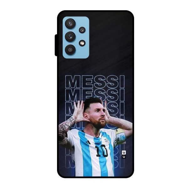 The Football Genius Metal Back Case for Galaxy M32 5G