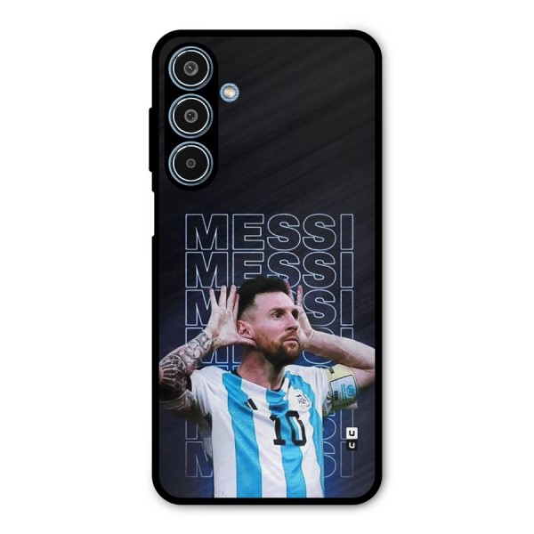 The Football Genius Metal Back Case for Galaxy M35