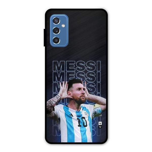 The Football Genius Metal Back Case for Galaxy M52 5G