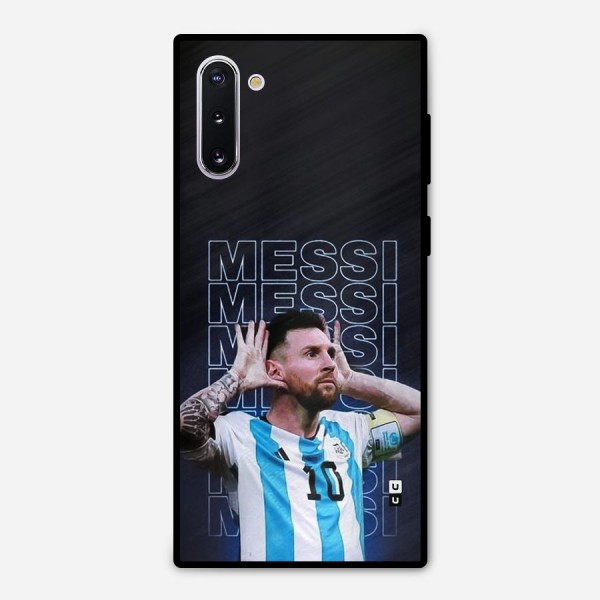 The Football Genius Metal Back Case for Galaxy Note 10